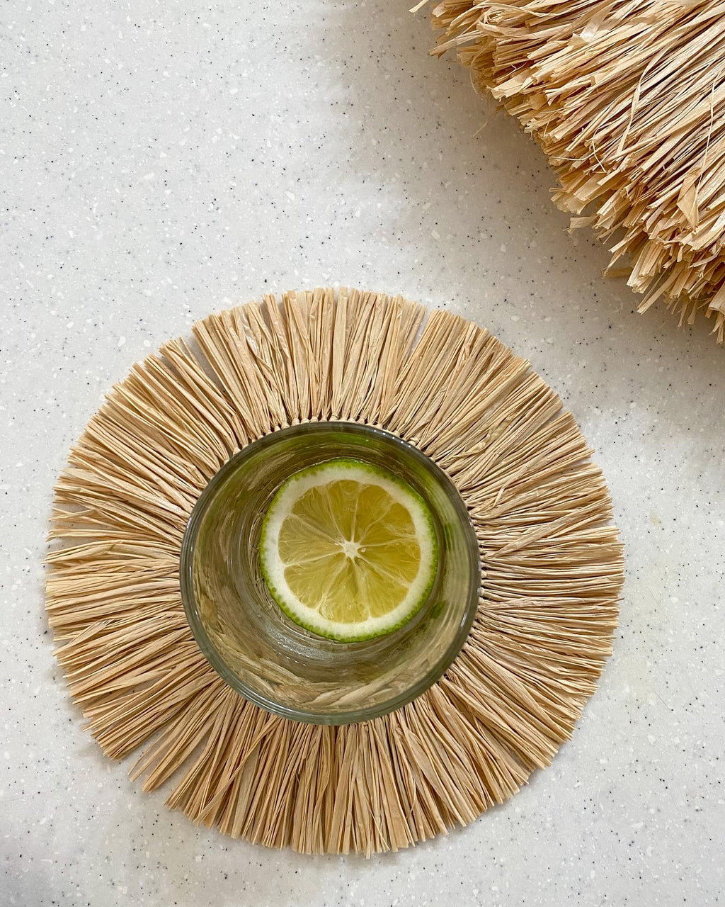 Raffia Sunburst Coasters (set of 4)